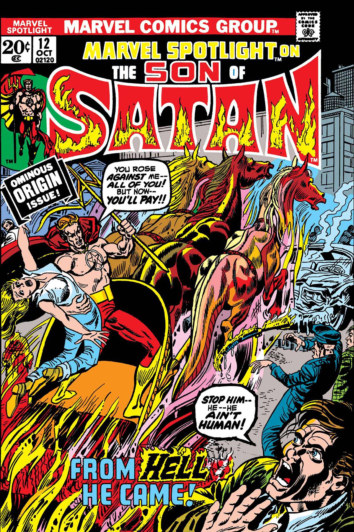 SON OF SATAN: MARVEL SPOTLIGHT 12 FACSIMILE EDITION (2019)