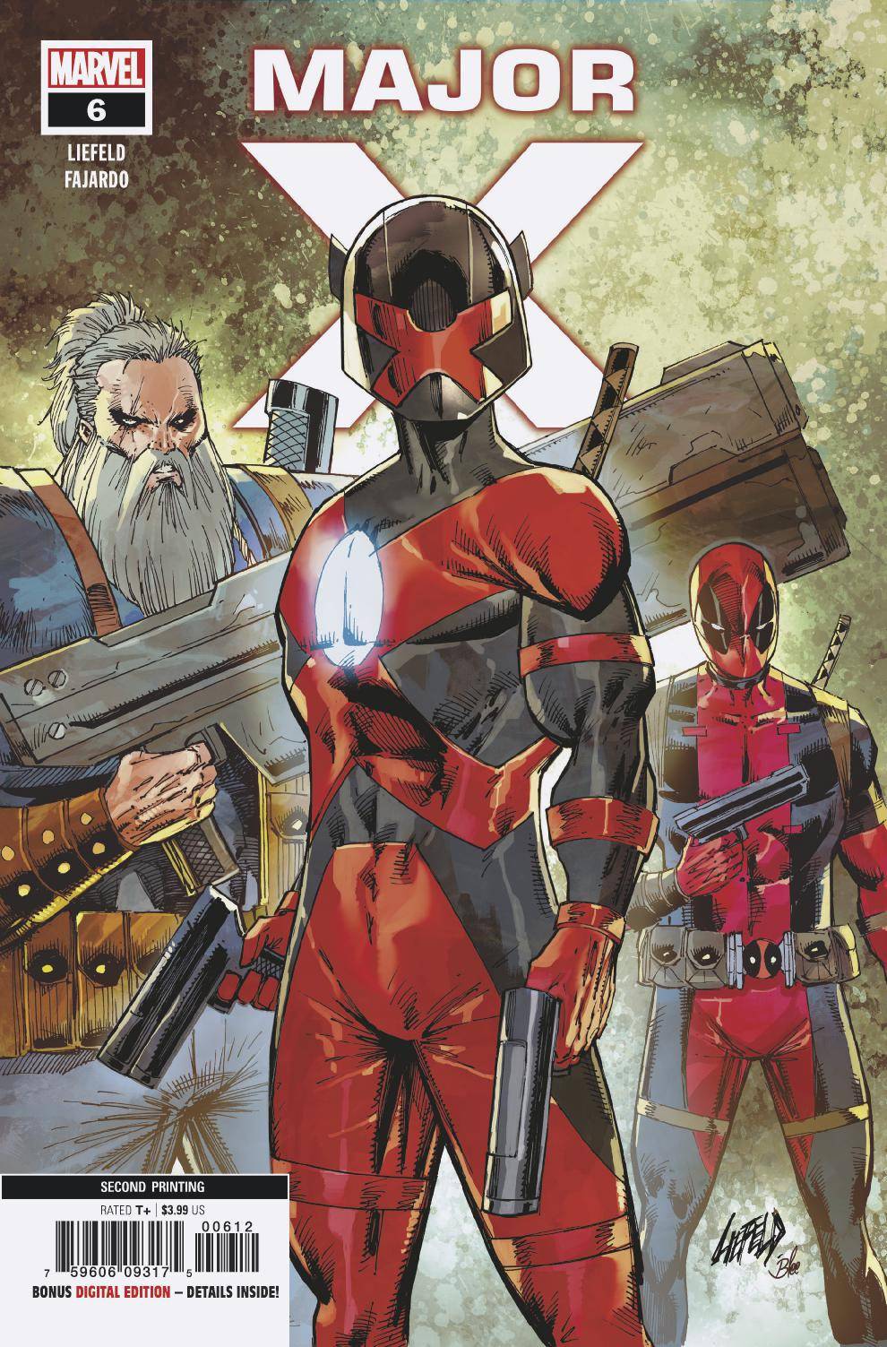 Major X 6-2 Comic Book NM