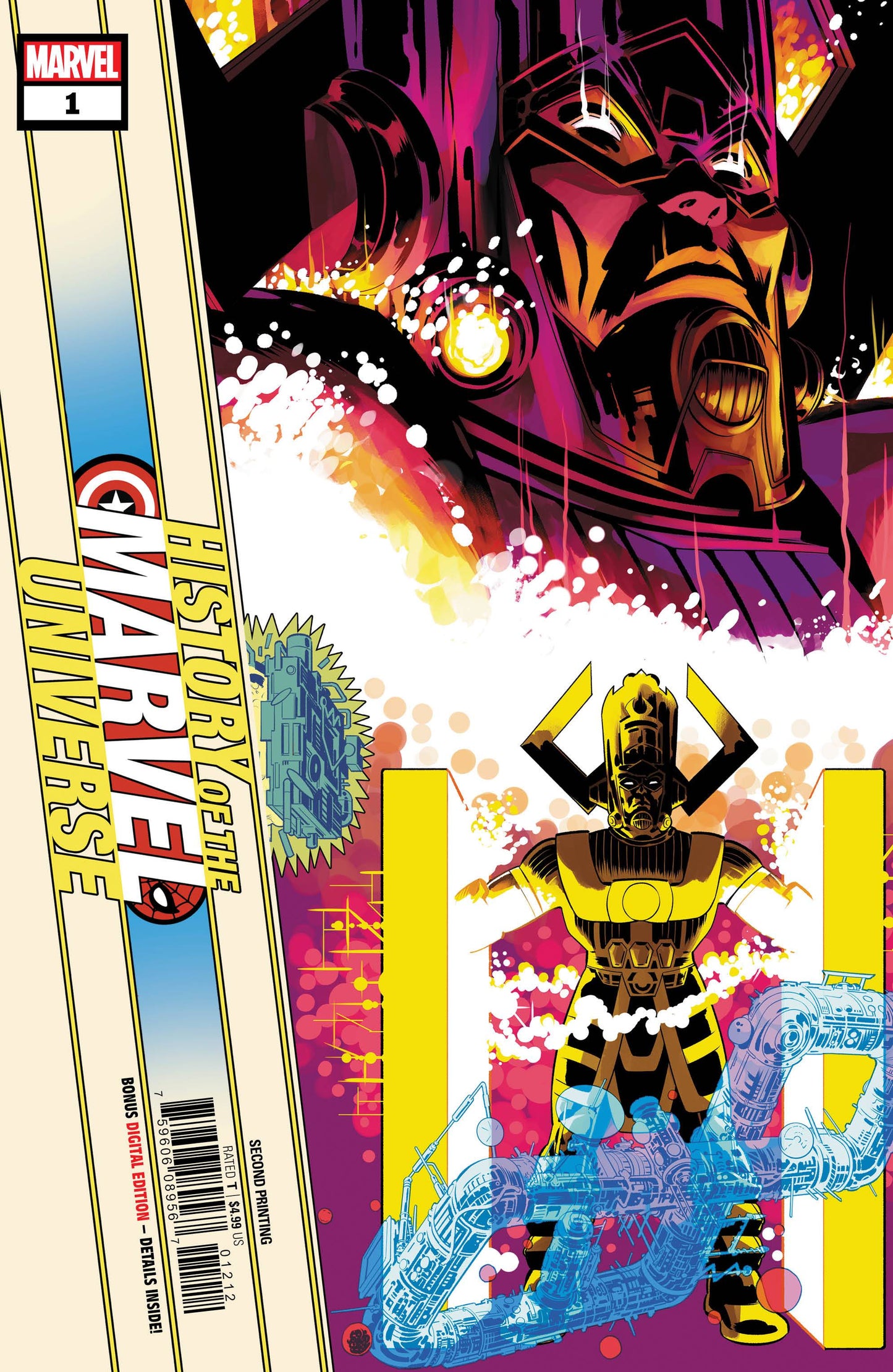 History of the Marvel Universe #1 2nd Printing Javier Rodríguez