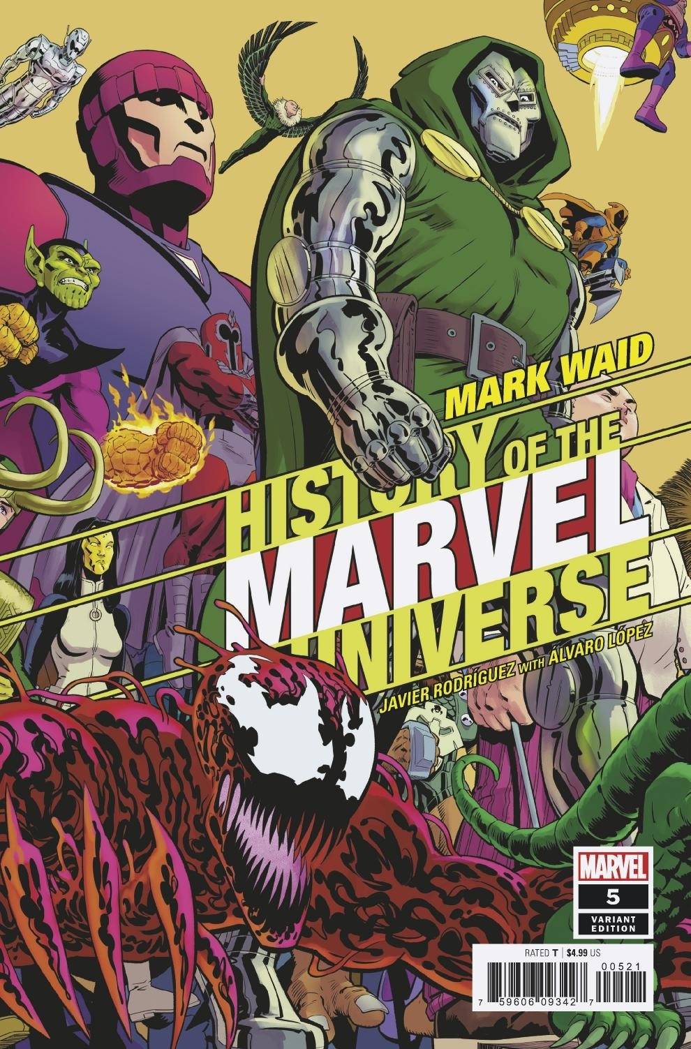 History of the Marvel Universe #5 Javier Rodríguez Variant
