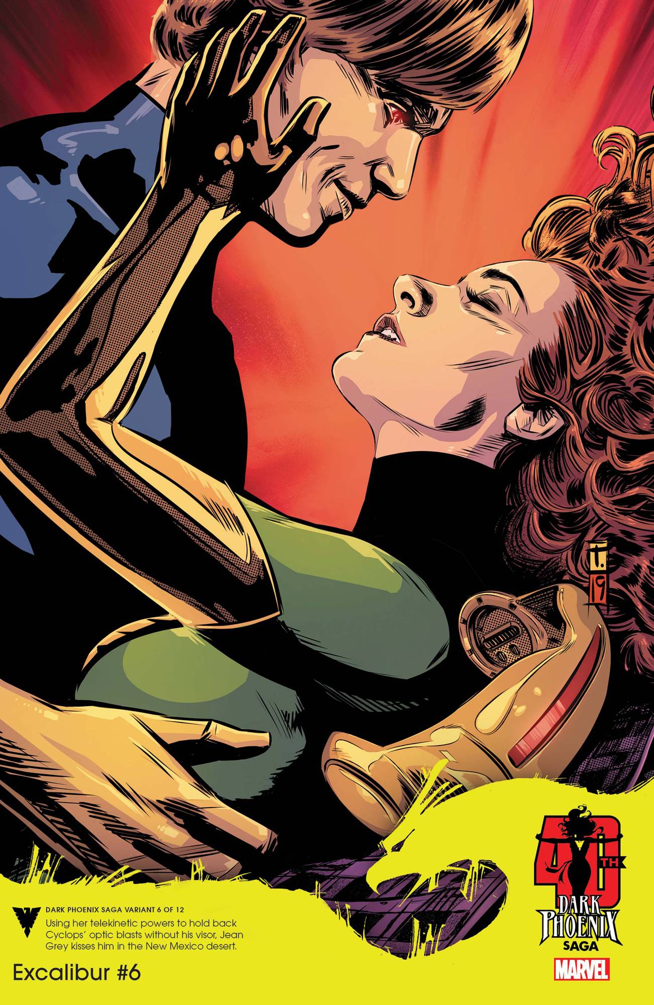 Excalibur #6 Tomm Coker Dark Phoenix Saga 40th Anniversary Variant