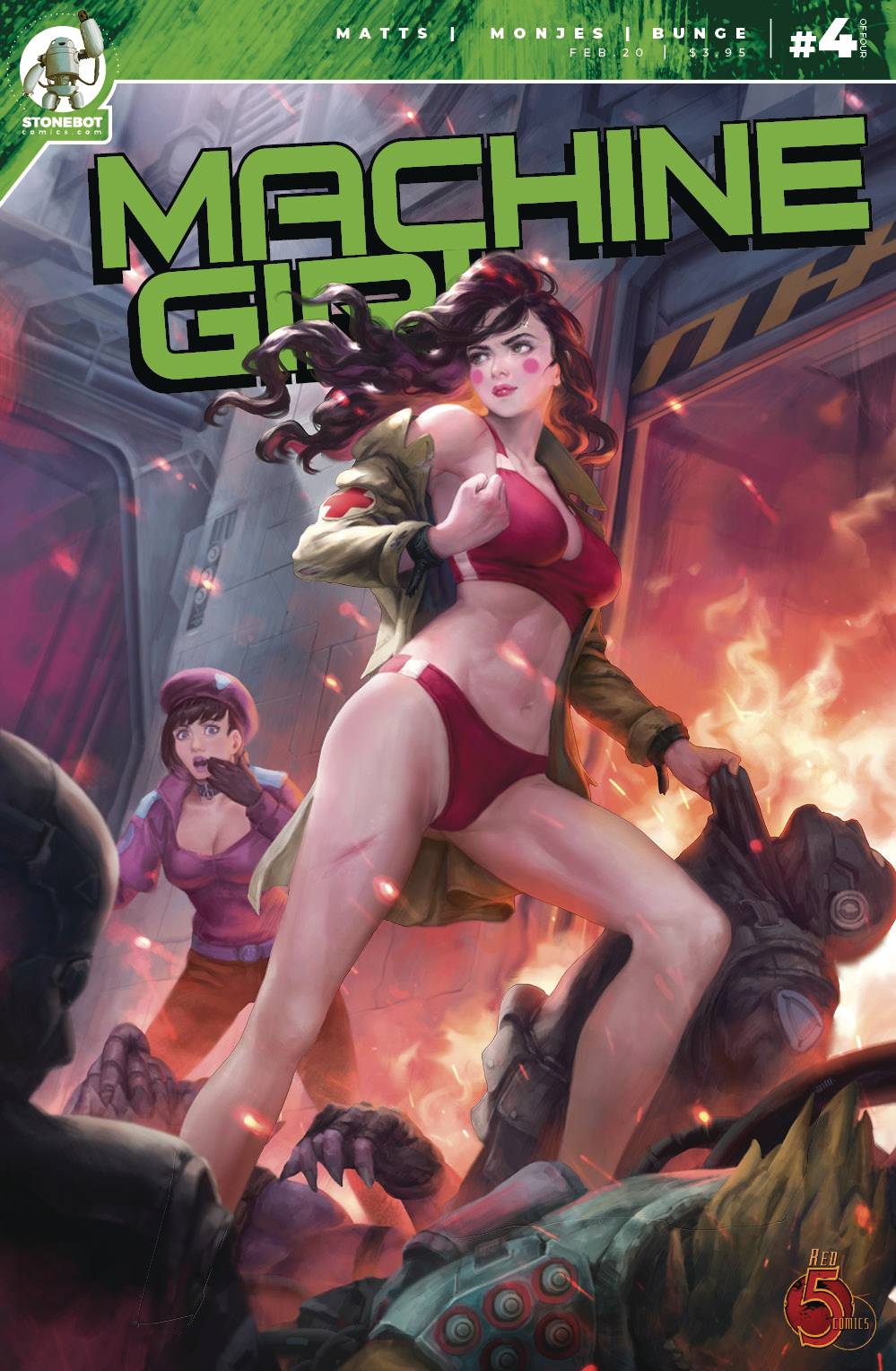 Machine Girl 4 Comic Book NM