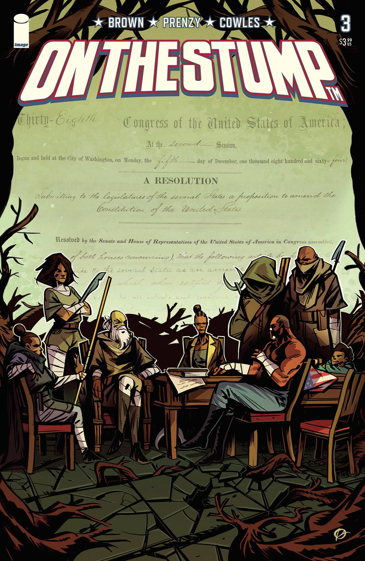On the Stump 3 Var A Comic Book NM