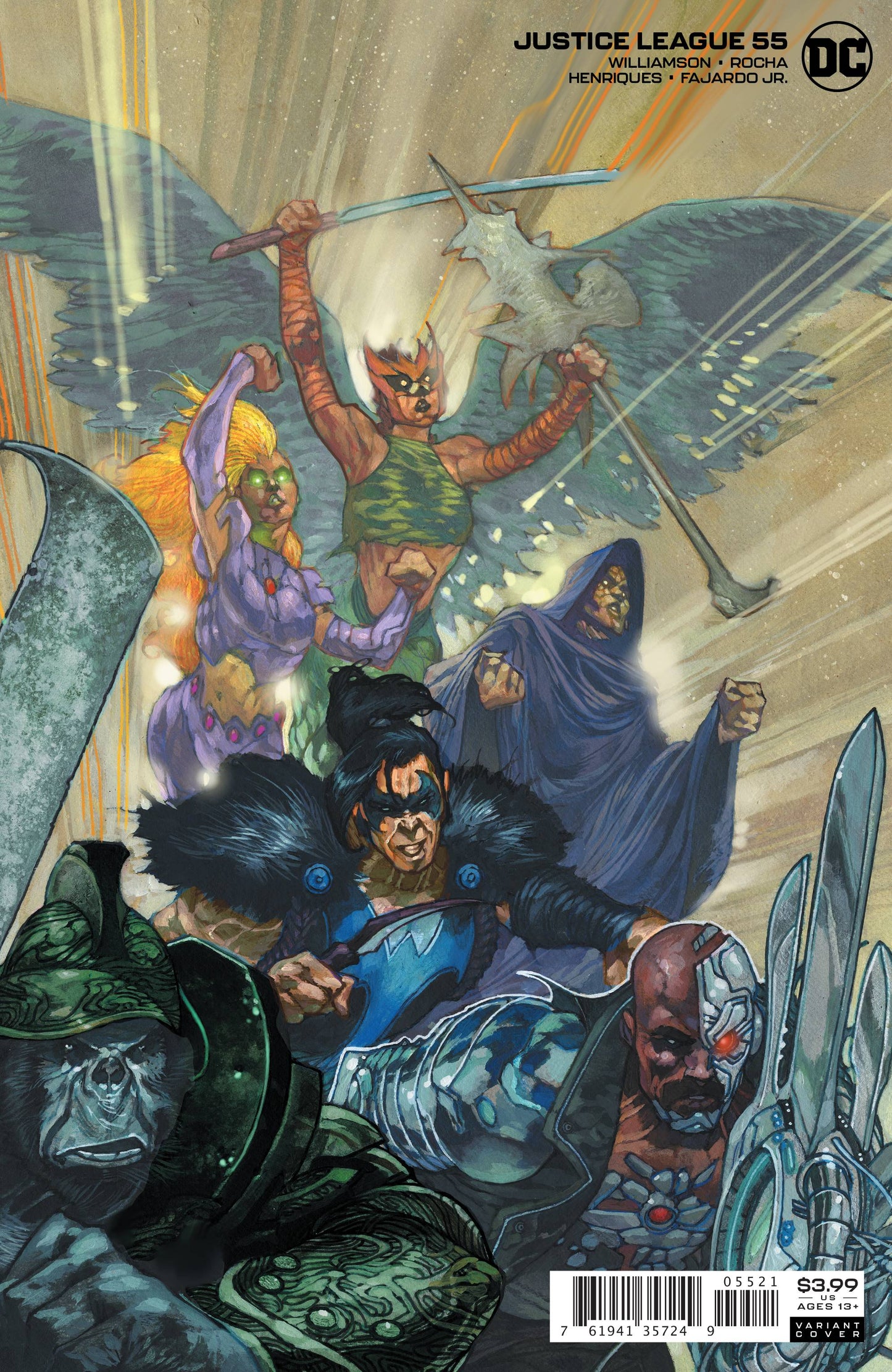 JUSTICE LEAGUE #55 SIMONE BIANCHI VAR ED DARK NIGHTS DEATH METAL