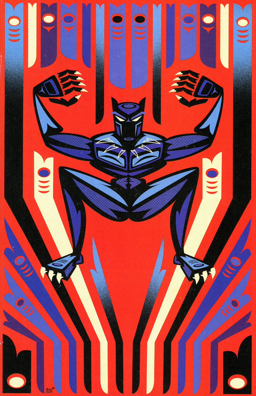 AVENGERS #38 VEREGGE BLACK PANTHER VAR