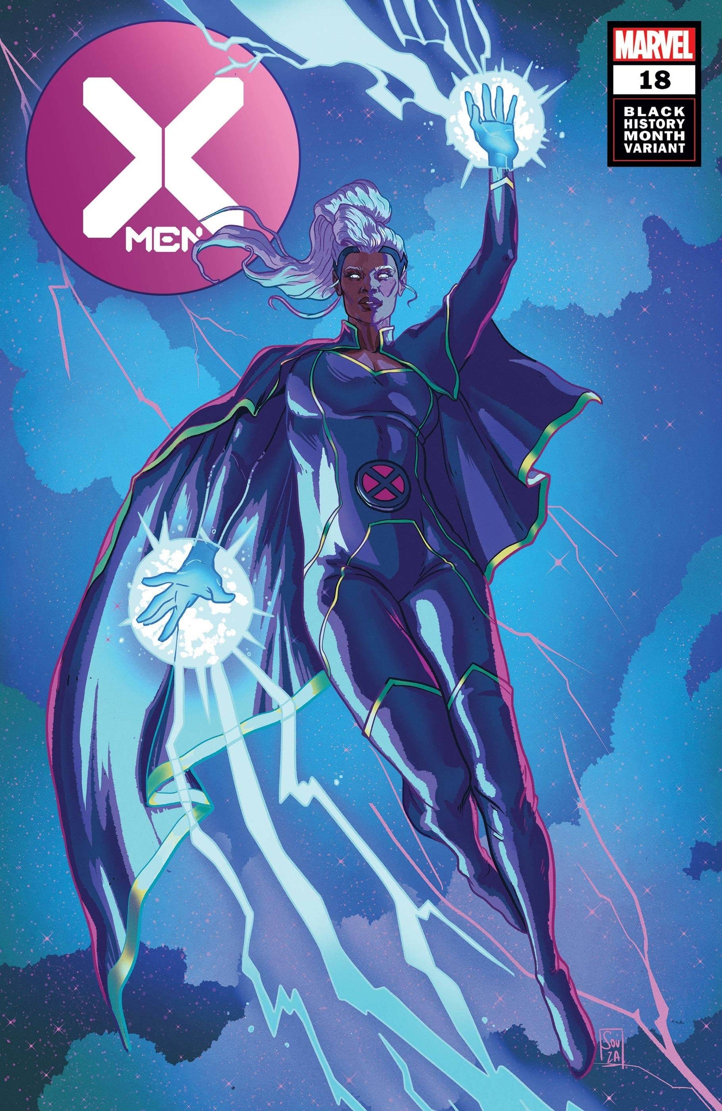 X-MEN #18 SOUZA STORM BLACK HISTORY MONTH VAR
