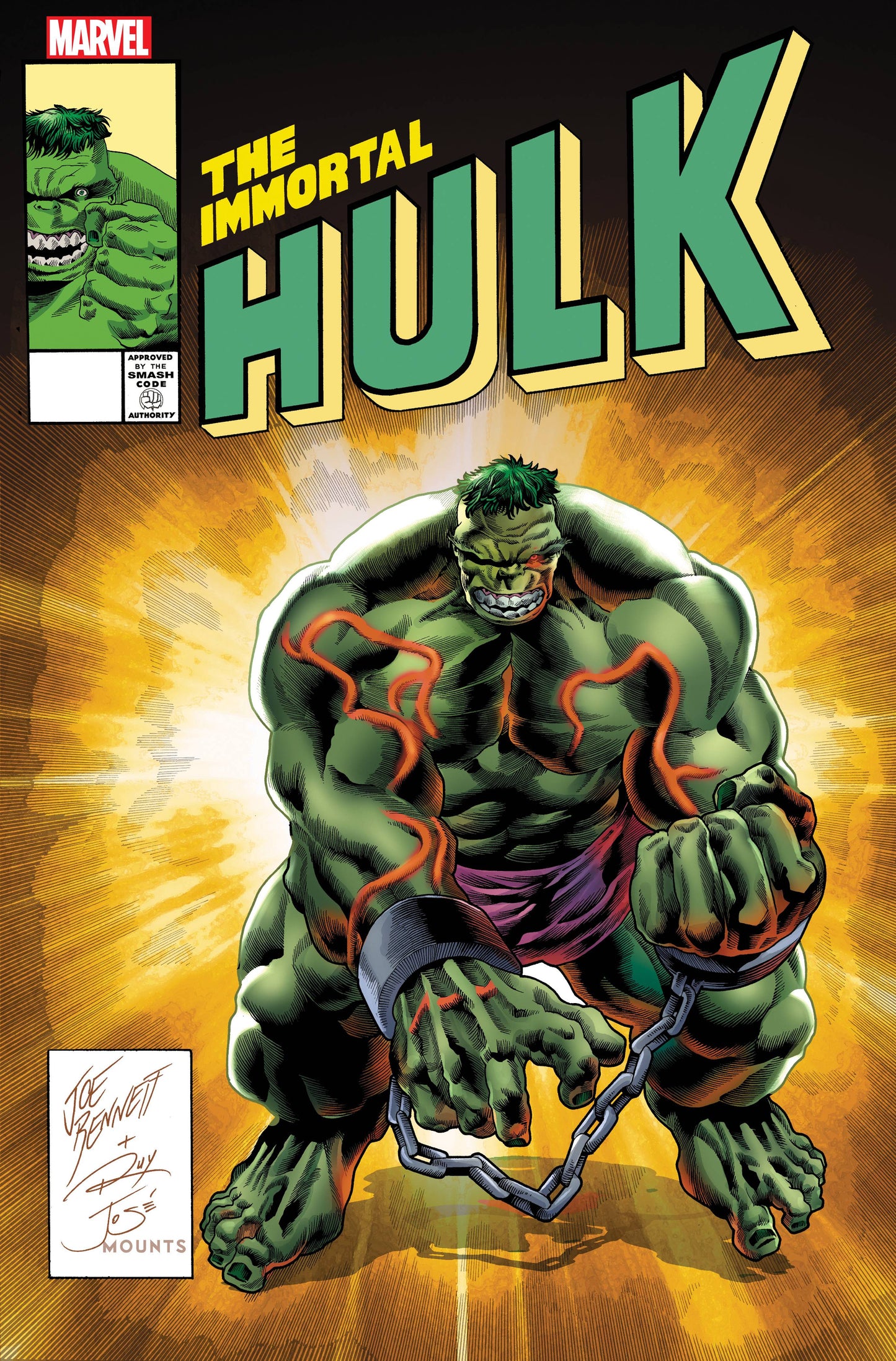 IMMORTAL HULK 50 BENNETT HOMAGE VARIANT