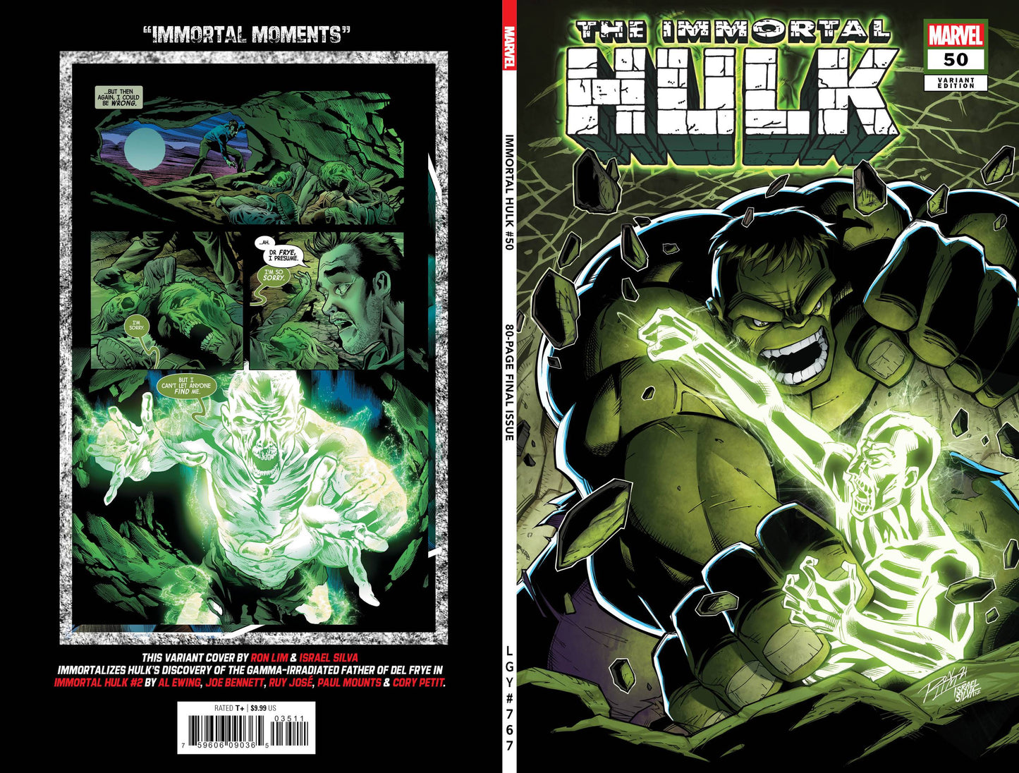 IMMORTAL HULK 50 RON LIM VARIANT
