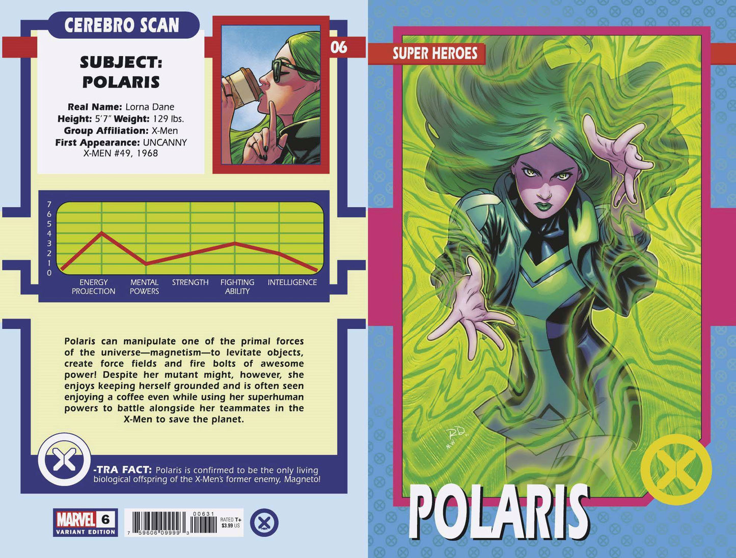 X-Men #6 Dauterman New Lineup Trading Card Variant