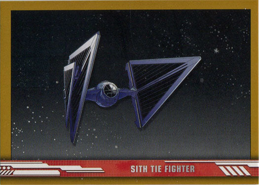 Star Wars Rise Skywalker Ships and Vehicles Parallel Chase Card SV-7 Gold 02/25