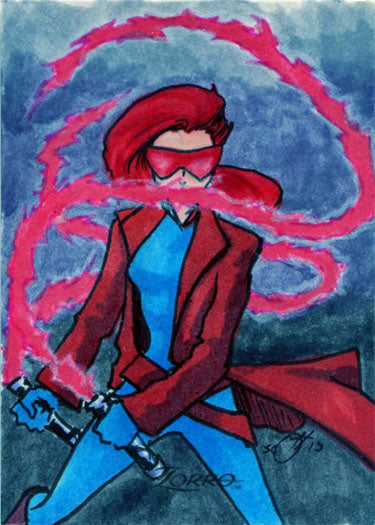 Women of Zorro 5finity 2013 Sketch Card by Tony Scott