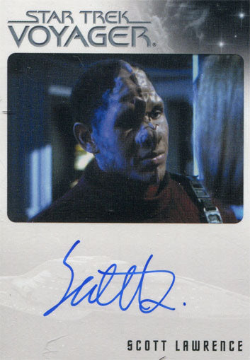Star Trek Voyager Heroes & Villains Autograph Card Scott Lawrence as Garon