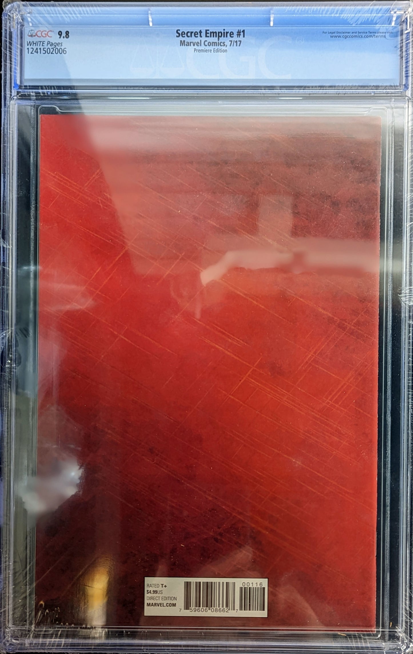 Secret Empire 1 Premiere Variant CGC 9.8