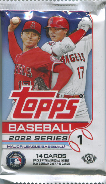 Topps 2022 Series 1 Baseball Factory Sealed Hobby Card Pack