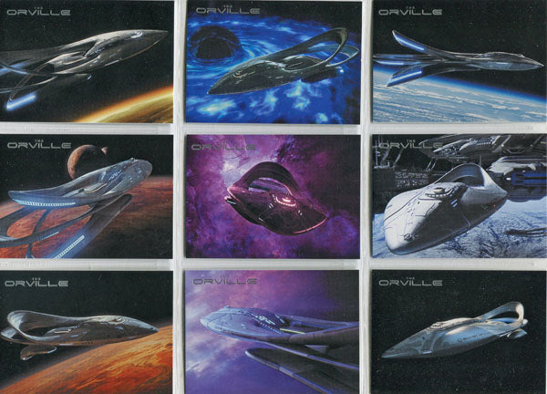 Orville Season 1 Ship Complete 9 Card Chase Set O1 to O9