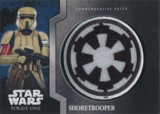 Star Wars Rogue One Mission Briefing Commemorative Patch Card 7 Shoretrooper