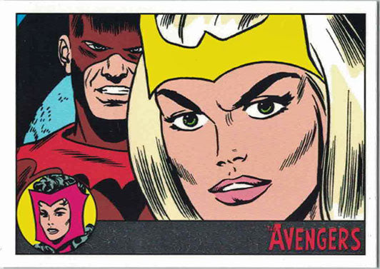 Marvel Avengers Silver Age 21 Silver Parallel Chase Card 077/100