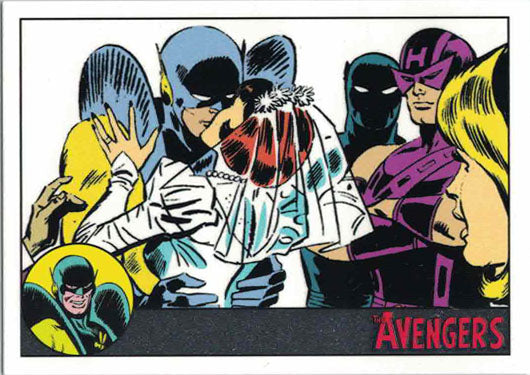 Marvel Avengers Silver Age 60 Silver Parallel Chase Card 021/100