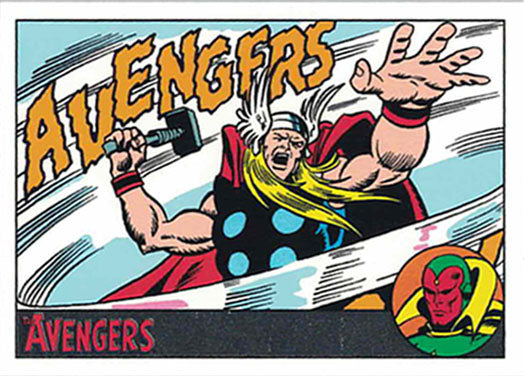 Marvel Avengers Silver Age 68 Silver Parallel Chase Card 022/100