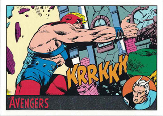 Marvel Avengers Silver Age 77 Silver Parallel Chase Card 061/100