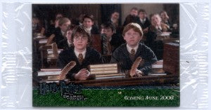 Harry Potter and the Chamber of Secrets Silver Foil Factory Sealed Promo Set