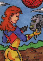 Galaxgals Eradication Scott Simmons Sketch Card Ver. 4