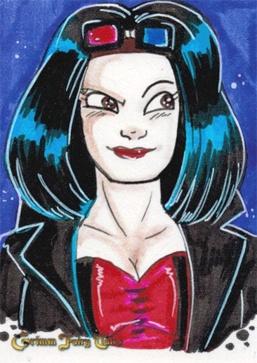Grimm Fairy Tales 2016 SDCC Sketch Card Mary Bellamy Liesel Van Helsing DE 2/3