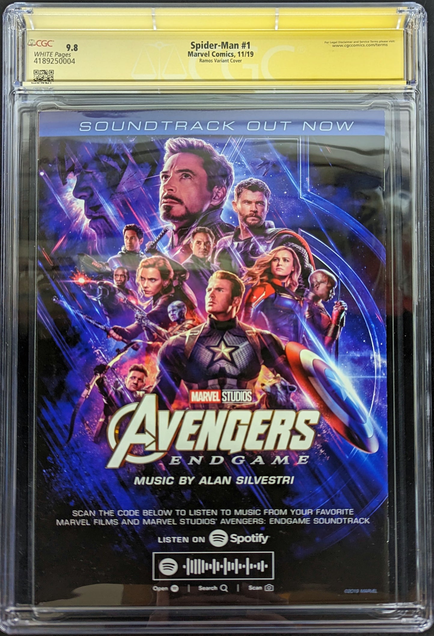 SPIDER-MAN #1 (OF 5) PARTY VAR CGC 9.8 Signed by Humberto Ramos