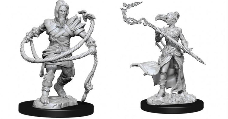 Magic The Gathering Unpainted Minis: Stoneforge Mystic & Kor Hookmaster