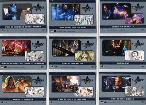 Star Trek Discovery Season 2 Storyboard Artwork Complete 27 Card Chase Set
