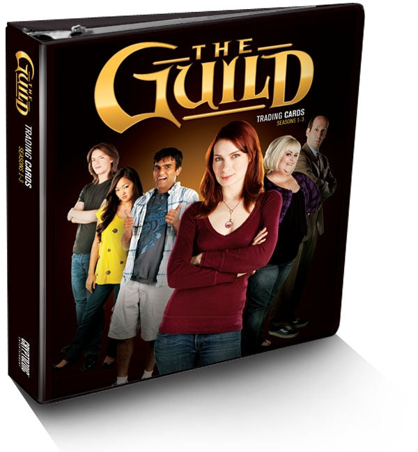 The Guild Trading Card Binder Album with 3 Comic Book Cover Cards