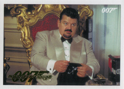 James Bond 007 Classics The World Is Not Enough 25 Gold Parallel Chase  #073/125