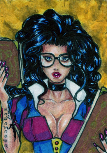 Ladies of Zenescope 2016 NYCC Sketch Card by Tony Scott DE 3/3