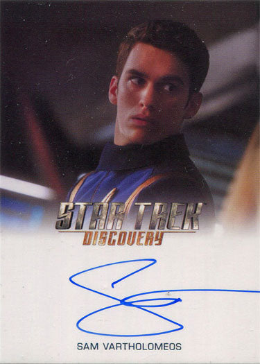 Star Trek Discovery Season 1 Autograph Card Sam Vartholomeos as Ens. Connor (FB)
