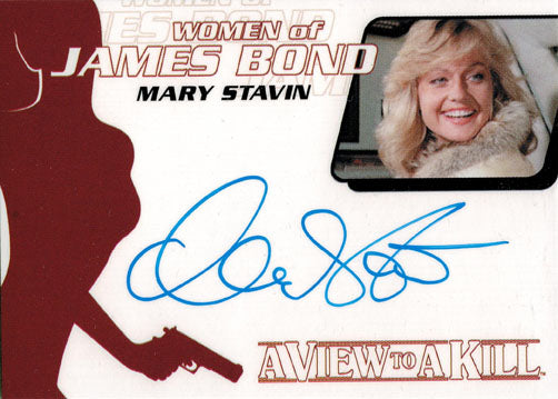 James Bond Archives 2014 Autograph Card WA44 Mary Stavin as Kimberley Jones