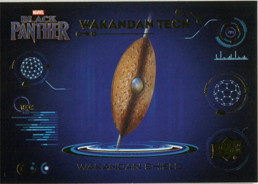 Marvel Black Panther Wakandan Tech WT3 Wakandan Shield Chase Card
