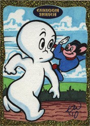 Breygent Cartoon Sketch Card by Travis Walton of Casper & Mighty Mouse