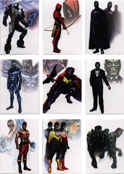 Project Superpowers Fighting Yanks War Journal 18 Card Chase Set