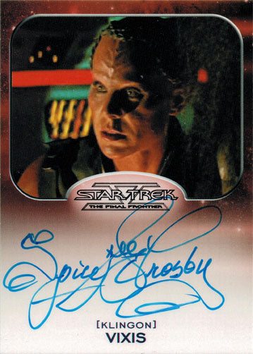 Star Trek Aliens Autograph Card Final Frontier Spice Williams as Vixis