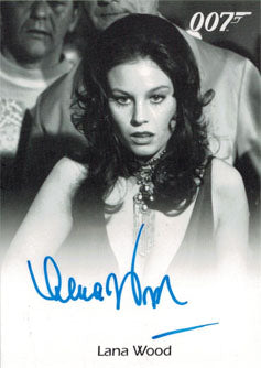 James Bond Autographs & Relics Autograph Card Lana Wood as Plenty OToole