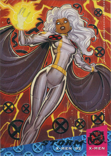 X-Men 2018 Fleer Ultra X-Men 92 Silver Foil Chase Card X10 Storm