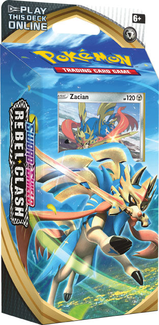Pokemon Sword & Shield Rebel Clash Zacian Theme Deck