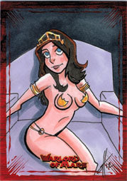 Warlord of Mars Sketch Card by Scott Zirkel