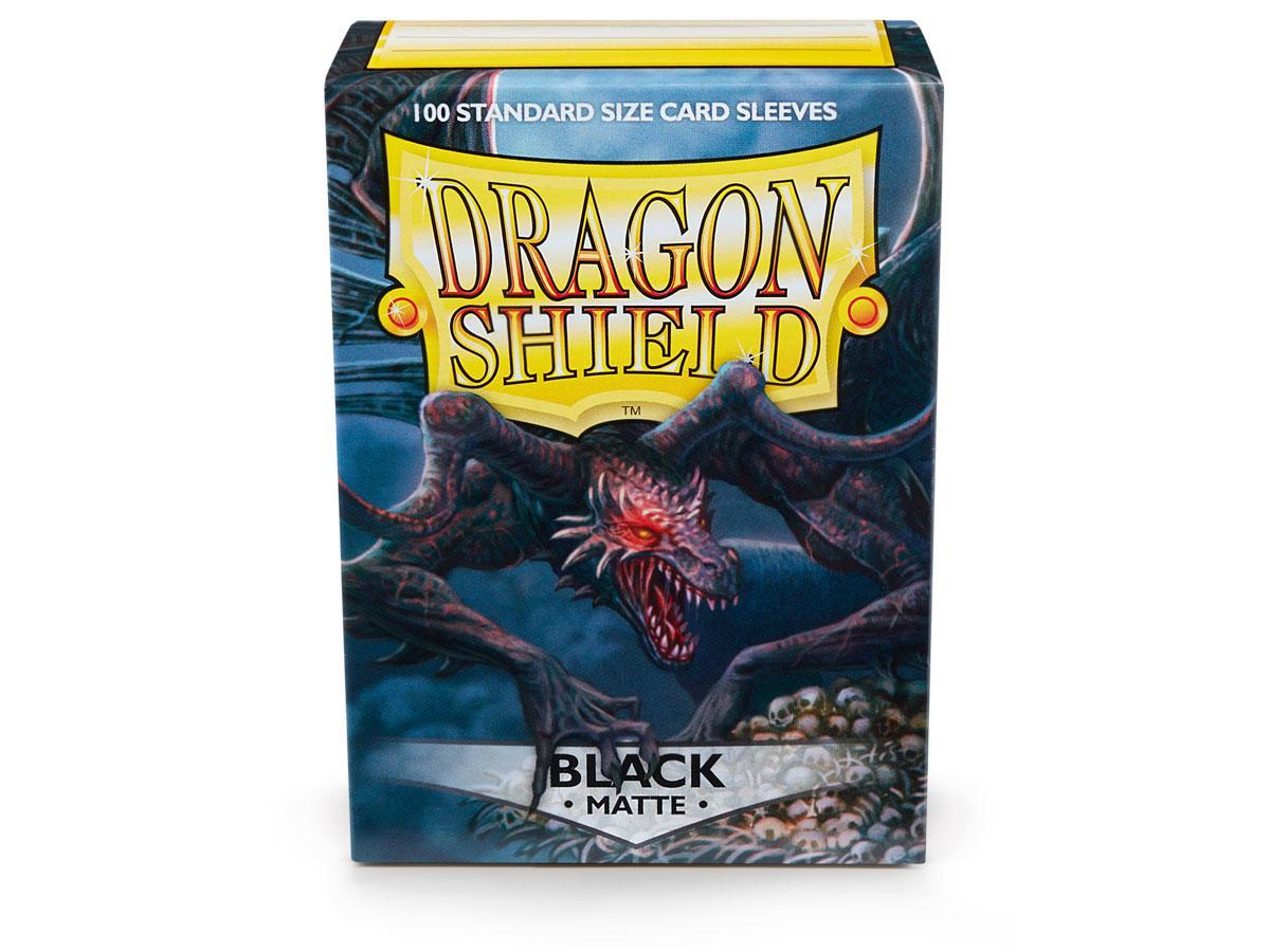 Dragon Shield Matte Sleeves - Black ‘Rhipodon’ 100ct