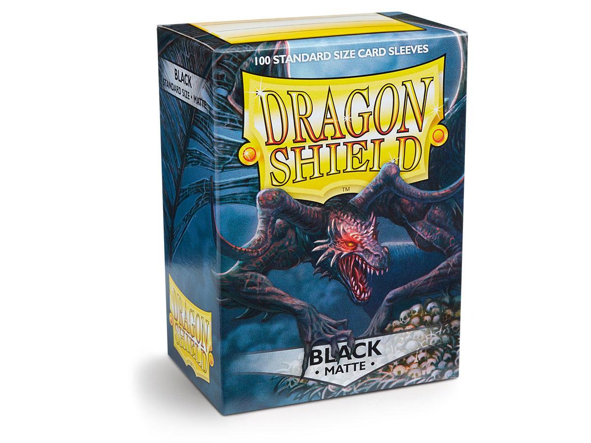 Dragon Shield Matte Sleeves - Black ‘Rhipodon’ 100ct