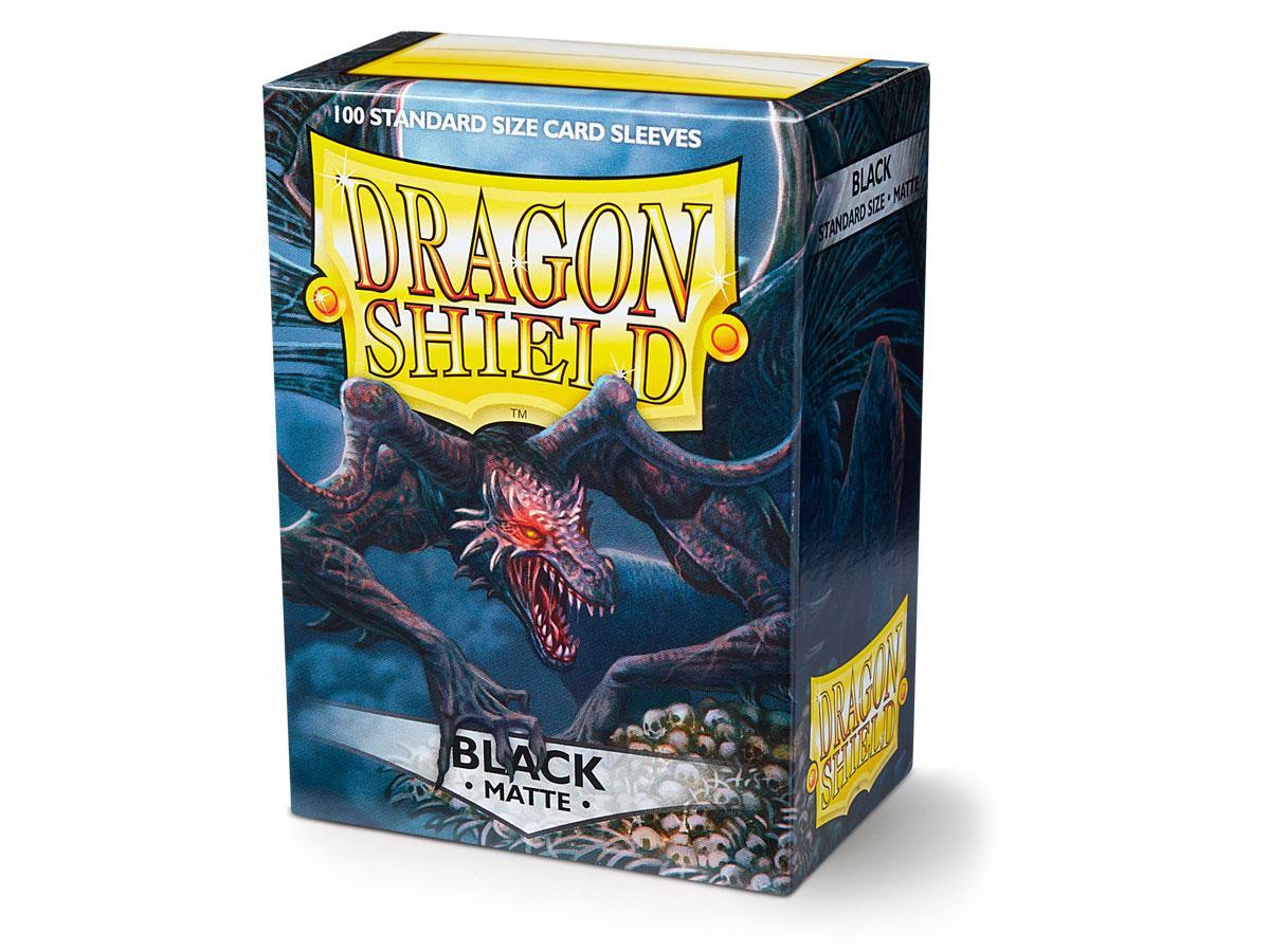 Dragon Shield Matte Sleeves - Black ‘Rhipodon’ 100ct