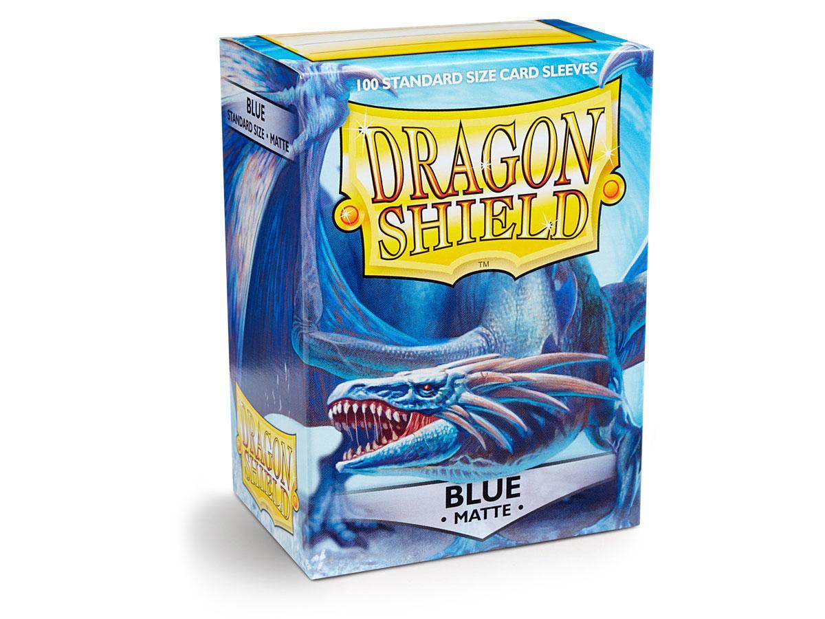 Dragon Shield Matte Sleeve - Blue ‘Dennaesor’ 100ct