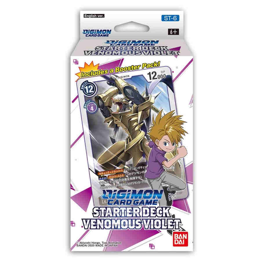 DIGIMON CARD GAME STARTER DECK: VENOMOUS VIOLET