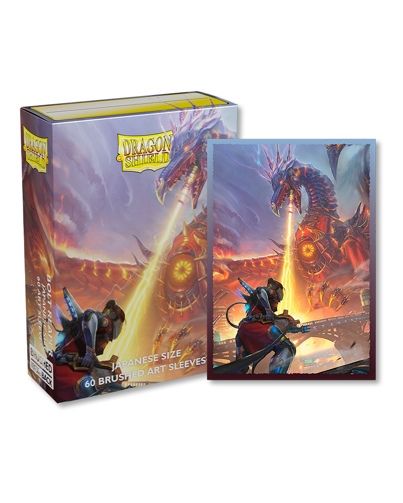 Dragon Shield Japanese Brushed Art Sleeve - ‘Bolt Reaper‘ 60ct