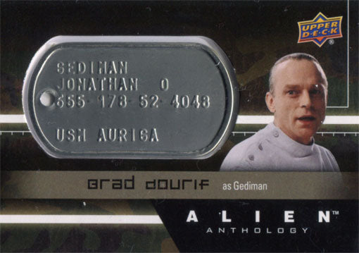 Alien Anthology Space Marine Dog Tag dT-GE Brad Dourif as Gediman